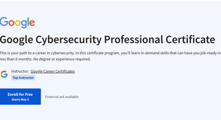 Google Cybersecurity Professional Certificate Answers