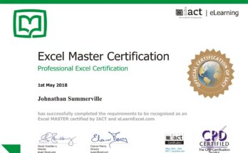 What are the Best Excel Courses Certification